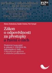 Zákon o odpovědnosti za přestupky a řízení o nich. Praktický komentář k zákonu č. 250/2016 - Radek Ondruš,Marta Ondrušová - Právnické slovníky Zákon o odpovědnosti za přestupky a řízení o nich. Praktický komentář k zákonu č. 250/2016 Sb. (přestupkový řád)
s důvodovou zprávou a základní judikaturou