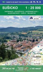 Sušicko 1:25 000 / 103 Turistické mapy pro každého - Turistické mapy České republiky WKK Sušicko 1:25 000 pretex