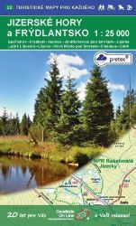 Jizerské hory 1:25 000 / 23 Turistické mapy pro každého - Turistické mapy České republiky Jizerské hory 1:25 000 / 23 Turistické mapy pro každého