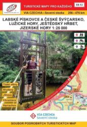 VIA CZECHIA Severní stezka Labské pískovce Jizerské hory / Turistická mapa Geodézie On Lin - Jan Hocek - Turistické mapy České republiky VIA CZECHIA Severní stezka Labské pískovce Jizerské hory / Turistická mapa Geodézie On Line S8-12