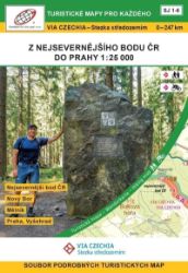 VIA CZECHIA – Stezka středozemím, box 1, Z nejsevernějšího bodu ČR do Prahy 1 : 25 000 VIA CZECHIA – Stezka středozemím, box 1, Z nejsevernějšího bodu ČR do Prahy 1 : 25 000