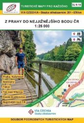 VIA CZECHIA – Stezka středozemím, box 2, Z Prahy do nejjižnějšího bodu ČR 1 : 25 000 VIA CZECHIA – Stezka středozemím, box 2, Z Prahy do nejjižnějšího bodu ČR 1 : 25 000