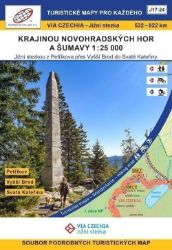 VIA CZECHIA - Jižní stezka, BOX 3, Krajinou Novohradských hor a Šumavy 1 : 25 000 VIA CZECHIA - Jižní stezka, BOX 3, Krajinou Novohradských hor a Šumavy 1 : 25 000