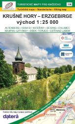Krušné hory - Erzgebirge, východ 1:25 000 (Altenberg, Hora Sv. Kateřiny, Geising, Chlumec,