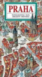 Praha - Panoramatická mapa / česky