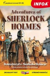 Dobrodružství Sherlocka Holmese / Adventures of Sherlock Holmes - Zrcadlová četba (B1-B2) - Arthur Conan Doyle - Dvojjazyčná literatura Dobrodružství Sherlocka Holmese / Adventures of Sherlock Holmes (B1-B2)