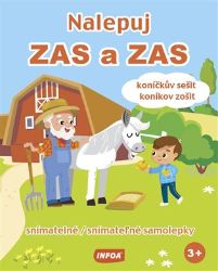 Nalepuj ZAS a ZAS Koníčkův sešit / koníkov zošit snímatelné / snímateľné samolepky