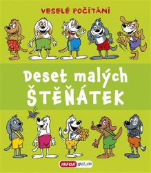 Deset malých štěňátek - Veselé počítání - Pavlína Šamalíková - Pohádky pro děti o dinosaurech Deset malých štěňátek - Veselé počítání