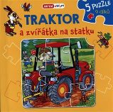 Traktor a zvířátka na statku – Knížkové puzzle - Interaktivní knihy pro nejmenší Traktor a zvířátka na statku – Knížkové puzzle