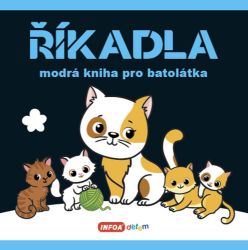 Říkadla - modrá kniha pro batolátka - Básničky pro miminka a nejmenší Říkadla - modrá kniha pro batolátka