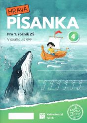 Písanka 1.ročník 4.díl Nová edice Taktik - Marcela Puldová,Adriena Binková - Písanky a slabikáře Hravá písanka 1-4. díl