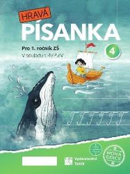 Hravá písanka pro 1.ročník - 4.díl - nová edice - Verze s menším písmem - Adriena Binková,Marcela Puldová - Písanky a slabikáře Hravá písanka pro 1.ročník - 4.díl - nová edice - Verze s menším písmem