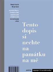 Tento dopis si nechte na památku na mě Tento dopis si nechte na památku na mě