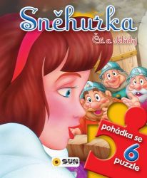 Sněhurka čti a skládej - Pohádkové čtení s puzzle Sněhurka čti a skládej - Pohádkové čtení s puzzle