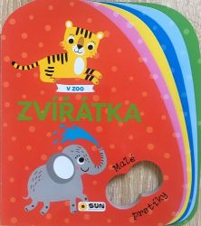 Zvířátka v ZOO - Malé prstíky - Dita Křišťanová - Leporela pro děti Zvířátka v ZOO - Malé prstíky