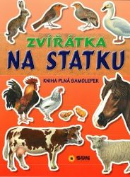 Zvířátka na statku - kniha plná samolepek Zvířátka na statku - kniha plná samolepek