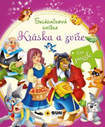 Kráska a zvíře - Skládačková knížka - Kreativní knihy pro děti Kráska a zvíře - Skládačková knížka