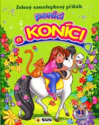 Zelený samolepkový příběh - Poníci a koníci Zelený samolepkový příběh - Poníci a koníci