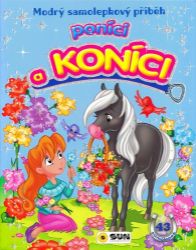 Modrý samolepkový příběh - Poníci a koníci Modrý samolepkový příběh - Poníci a koníci