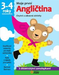 Angličtina - 3-4 roky - samolepky (Moje první angličtina) - Angličtina pro nejmenší Angličtina - 3-4 roky - samolepky (Moje první angličtina)
