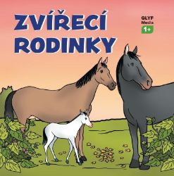 Zvířecí rodinky - Mirek Vostrý - Černobílá a kontrastní leporela Zvířecí rodinky