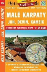 SC 706 Malé Karpaty - Jih, 1:25 000 - Mapy a průvodci 706: Malé Karpaty, Juh, Devín, Kamzík 1:25 000