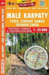 SC 707 Malé Karpaty - Červený kameň, 1:25 000 - Turistické mapy 707: Malé Karpaty-Stred, Červený Kameň 1:25 000