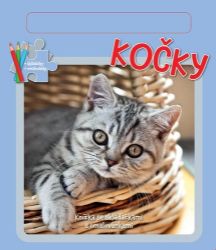 Kočky - Knížka se skládačkami a omalovánkami - neznámý - Knihy o zvířatech pro děti Kočky