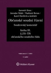 Občanské soudní řízení Soudcovský komentář Kniha III.