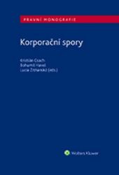 Korporační spory Korporační spory