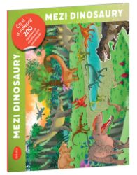 Čti a nalepuj – MEZI DINOSAURY: Kniha se samolepkami