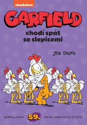 Garfield Garfield chodí spát se slepicemi (č. 59) - Jim Davis - Dětský komiks Garfield Garfield 59: Garfield chodí spát se slepicemi