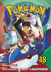 Pokémon 18 - Ruby a Sapphire - Hidenori Kusaka - Dětský komiks Pokémon Pokémon 18 - Ruby a Sapphire