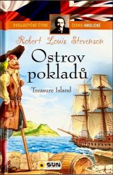 Ostrov pokladů - Dvojjazyčné čtení Č-A - Robert Louis Stevenson - Anglické dvojjazyčné knihy Ostrov pokladů - Dvojjazyčné čtení Č-A