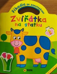 Zvířátka na statku Říkadla se samolepkami - Básničky pro děti o zvířátkách Zvířátka na statku Říkadla se samolepkami
