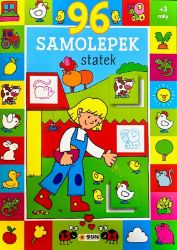Statek96 samolepe - Kniha pro nejmenší - Samolepky se zvířátky Statek96 samolepe - Kniha pro nejmenší
