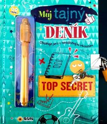 Můj tajný deník na klíček Top secret (zelený) Můj tajný deník na klíček Top secret (zelený)