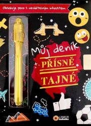 Můj tajný deník na klíček Přísně tajné (černý) Můj tajný deník na klíček Přísně tajné (černý)