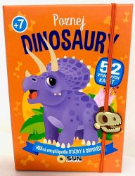 Poznej Dinosaury - 52 výukových karet - Knihy o zvířatech pro děti Poznej Dinosaury - 52 výukových karet
