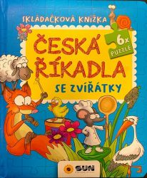 Česká říkadla se Zvířátky - Skládačková knížka Česká říkadla se Zvířátky - Skládačková knížka