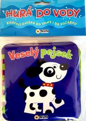 Hurá do vody Veselý pejsek - Kousací nížka do vany i do kočárku - Knížky do vany Hurá do vody Veselý pejsek - Kousací nížka do vany i do kočárku