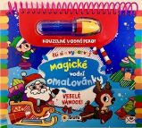 Veselé Vánoce - Čti a vybarvuj Magické vodní omalovánky - Vodní omalovánky Veselé Vánoce - Čti a vybarvuj Magické vodní omalovánky