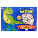 Čti a hraj si s magnety Dinosauři - Magnetické knihy pro děti Čti a hraj si s magnety DINOSAUŘI