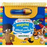 Kniha džunglí - Čti a vybarvuj Magické vodní omalovánky - Vodní omalovánky Čti a vybarvuj - KNIHA DŽUNGLÍ - Magické vodní omalovánky