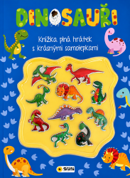 Dinosauři - Kniha plná hrátek a aktivit s 3D samolepkami - Samolepkové knihy pro děti Dinosauři - Kniha plná hrátek a aktivit s 3D samolepkami