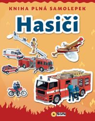 Kniha plná samolepek - Hasiči