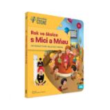 Kniha Rok ve školce s Mici a Mňau - Kouzelné čtení a ALBI tužka KČ Kniha Hravá školka s Mici a Mňau