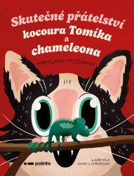Skutečné přátelství kocoura Tomíka a chameleona Skutečné přátelství kocoura Tomíka a chameleona
