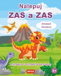 Nalepuj ZAS a ZAS Dinosauři / Dinosaury - snímatelné / snímateľné samolepky Nalepuj ZAS a ZAS Dinosauři / Dinosaury - snímatelné / snímateľné samolepky