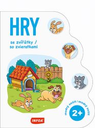 Hry se zvířátky / so zviertatkami 2+ - modrý sešit / modrý zošit (CZ/SK vydání) - Slovenské knihy pro děti Hry se zvířátky / so zviertatkami 2+ - modrý sešit / modrý zošit (CZ/SK vydání)